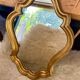 Miroir doré baroque 33x25cm