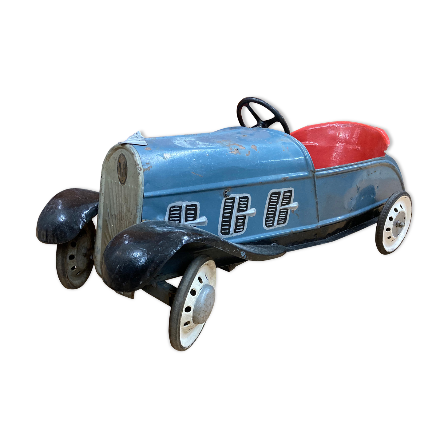 Identification ancien jouet en tole , voiture à pedale - Auto titre