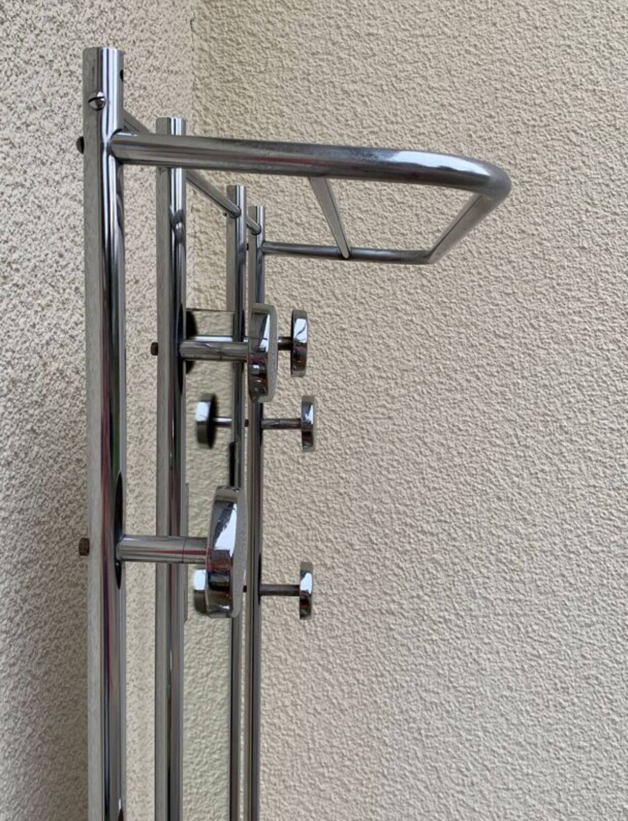 Chrome-plated aluminum entrance locker, 1950s