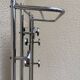 Chrome-plated aluminum entrance locker, 1950s