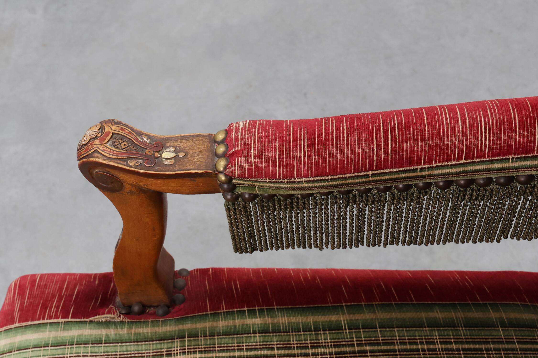 Fauteuil en chêne Louis XIV, France, 19e siècle