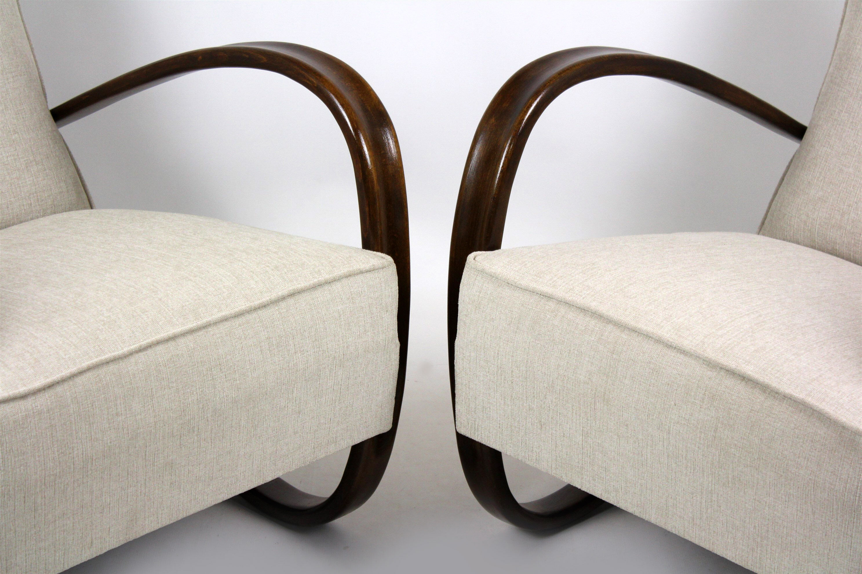 H-269 Armchairs by Jindrich Halabala for UP Závody, 1930s, set of 2
