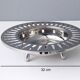 Alessi Stainless Steel Cutout Skyscraper Footed Trinket Bowl or Centerpiece