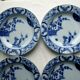 lot of 4 hollow plates Creil Montereau, Model Japan
