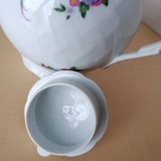 Bernardaud coffee service Limoges birds flowers