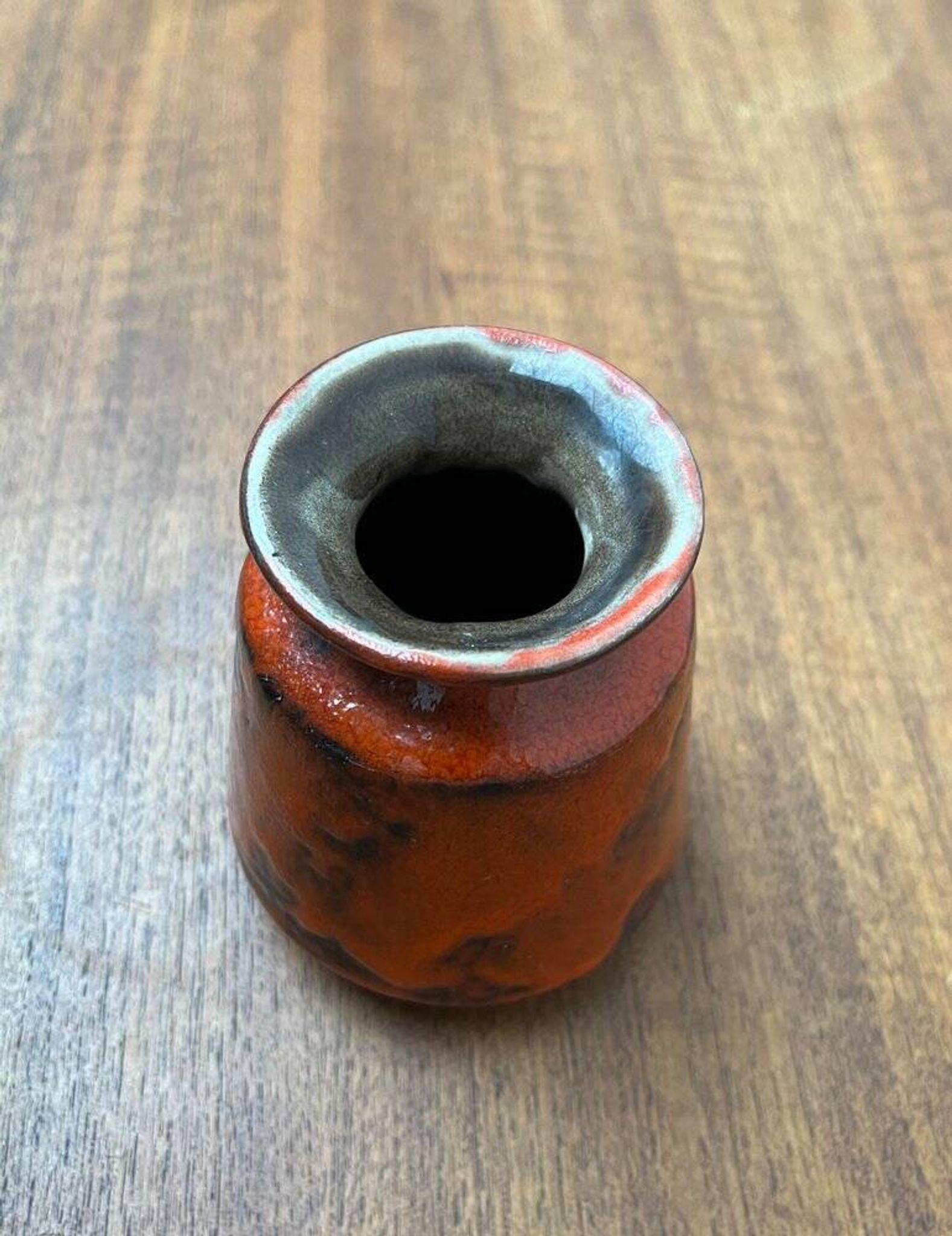 German ceramic vase from the mid-century by Ilkra Edelkeramik, 1960s.