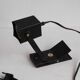 Black Lita spotlight wall light