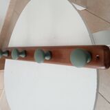 Vintage wall coat rack
