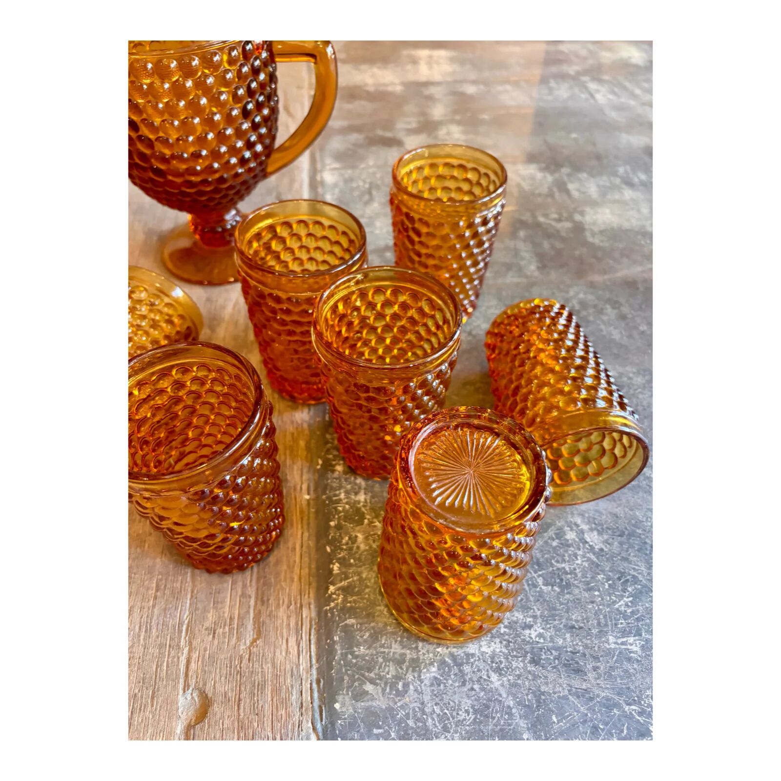 Vintage lemonade set