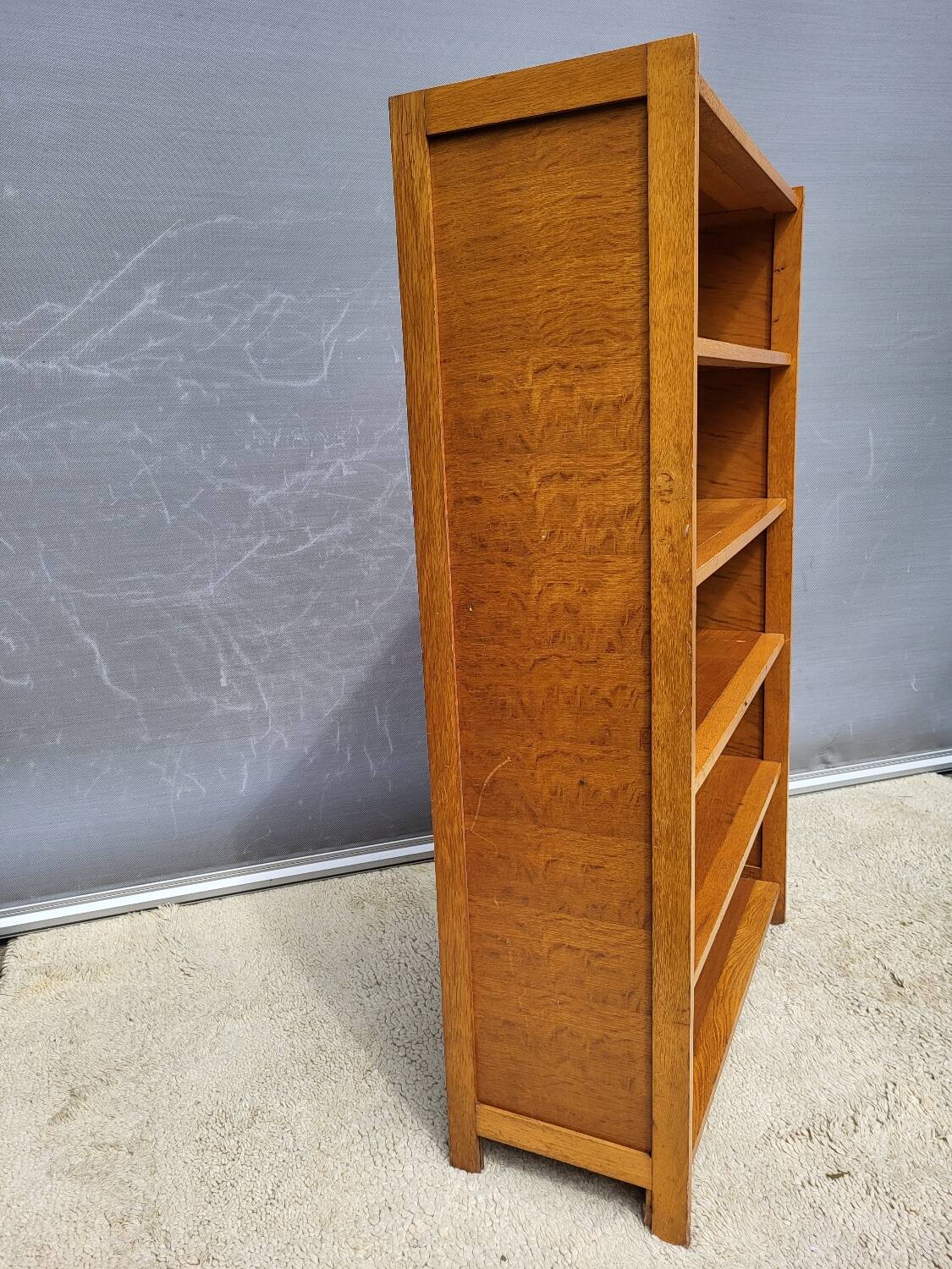 Vintage fixed bookcase 90x36