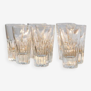 Set of 8 water glasses