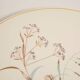 Decorative plate with vintage flowers from the mid-century, Germany, 1970s.
