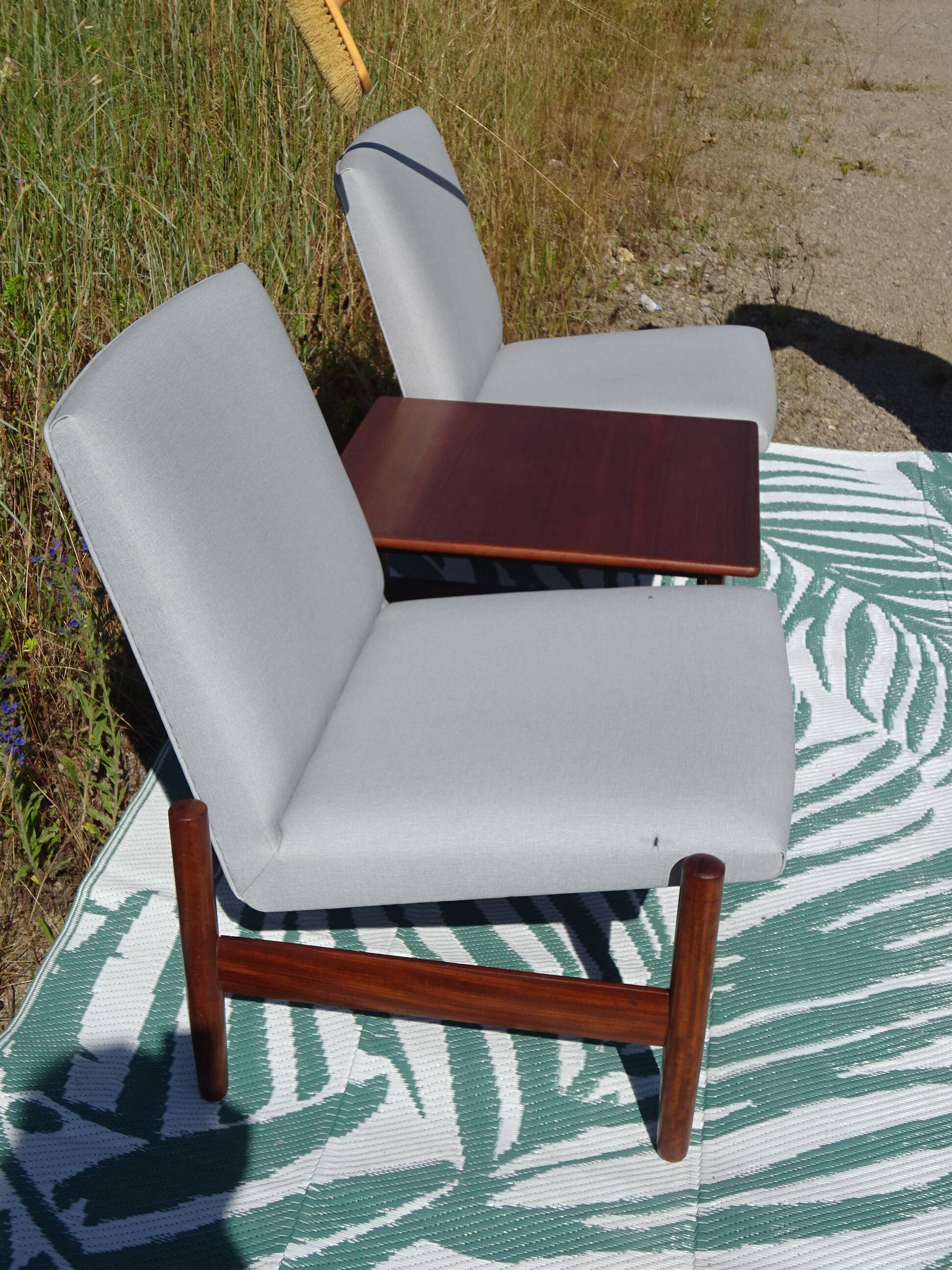 Modular vintage lounge set in teak signed by Karl SØrlie & SØnner.
