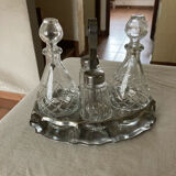 Vinegar oil dispenser salt and pepper