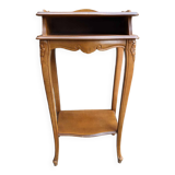 Telephone stand in solid cherry wood