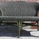 Salon de jardin complet en rotin. (Sofa, fauteuils x 2, table basse)