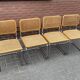 Ensemble de 4 Chaises vintage modèle Cesca B32 en chrome et bois