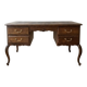 Antique Louis XV style desk in solid wood.