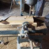 Large solid oak farmhouse table with two drawers 260 cm x 100 cm