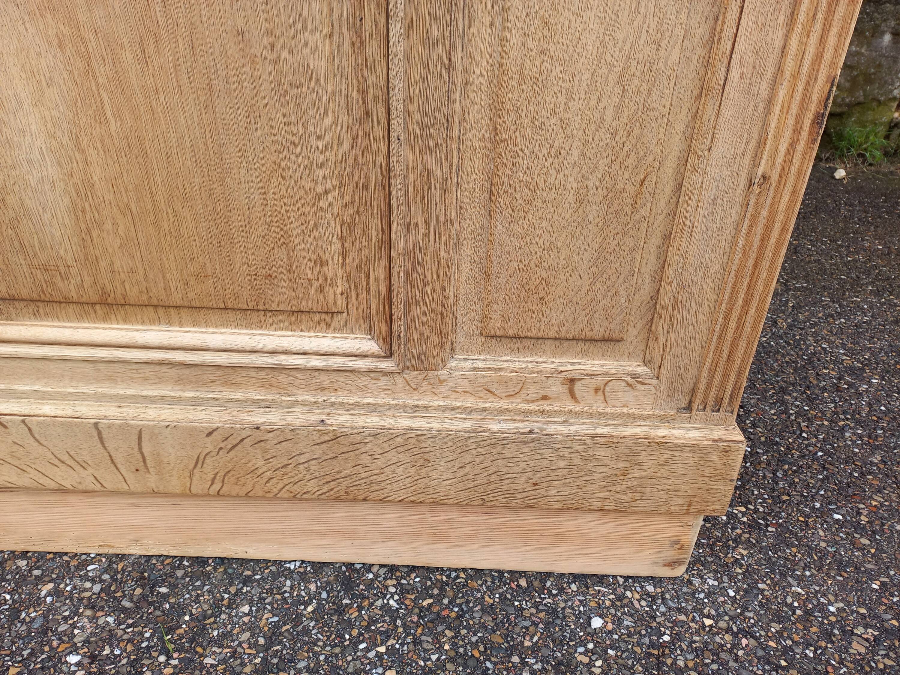 Antique oak shop counter