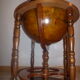 Mappemonde bar roulette globe terrestre vintage