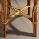 Vintage rattan stool 1960/1970.