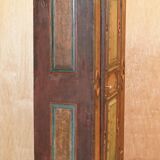 Hand-painted armoire Sublime from around 1800 in oak.