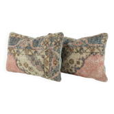 Set of 2 vintage Turkish cushion covers 41x61 cm