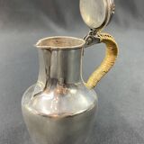 Coquemar laitière XIXe en argent massif