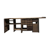 Vintage industrial xl kitchen island wardrobe