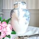 Old pitcher in ironstone faience Longwy