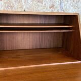 1960s 1970s teak secretary dresser Arne Wahl Iversen for Vinde Møbelfabrik