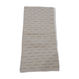 Traditional white and purple carpet 57x126cm