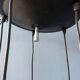 Suspension cascade Mid-Century en verre cristal
