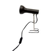 Lamp with clip VEB Narva 3140 1970s space age retro vintage GDR