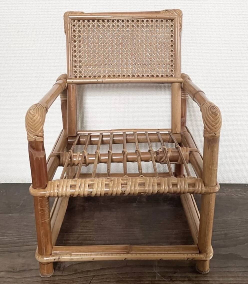 Child's rattan armchair