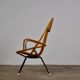 Rattan armchair by Rohe Noordwolde, Netherlands, 1960