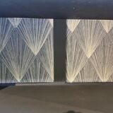 Restyled art deco bookcase shelf cabinet