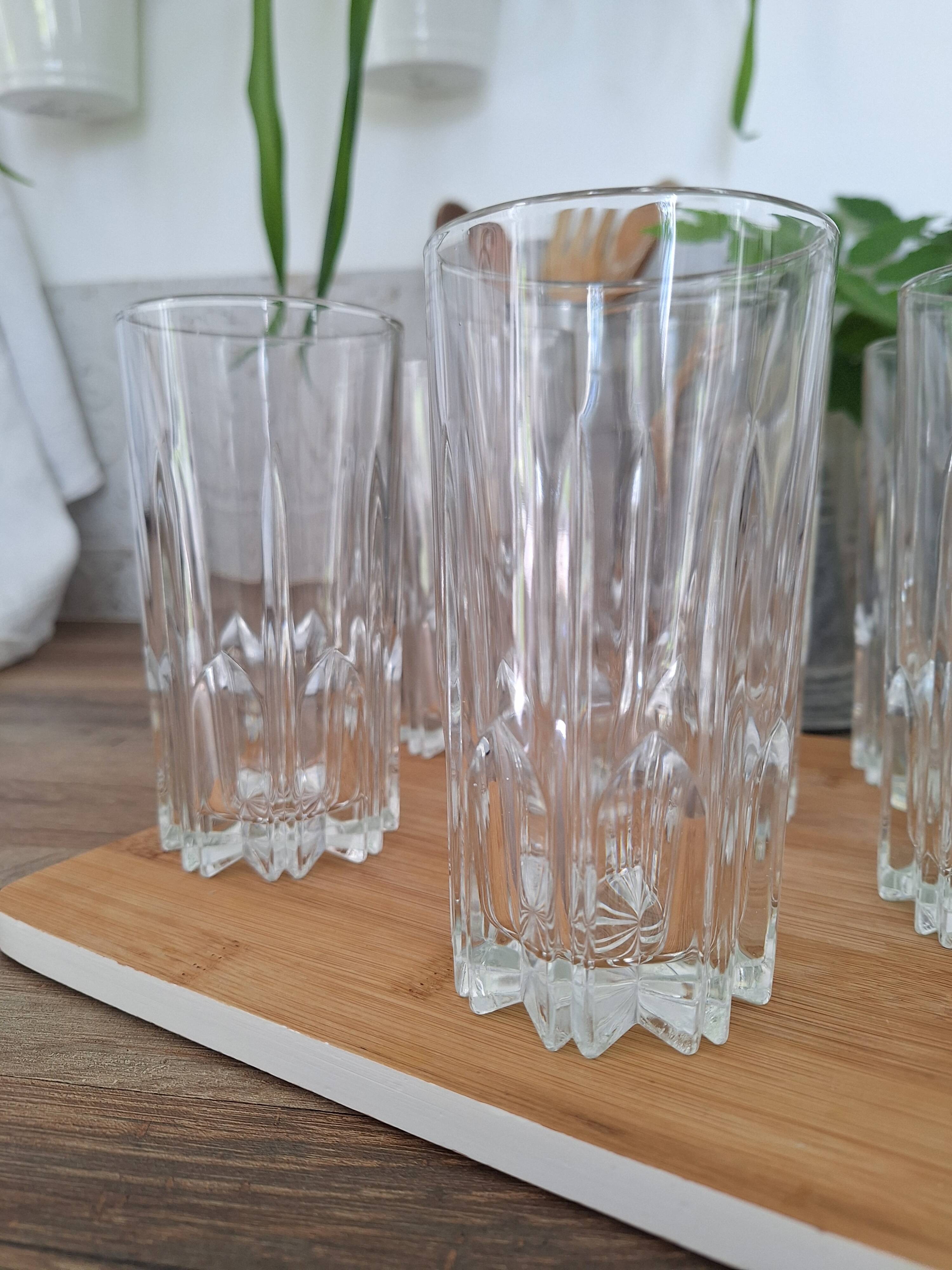 Italian aperitif or water glasses from the 1980s.