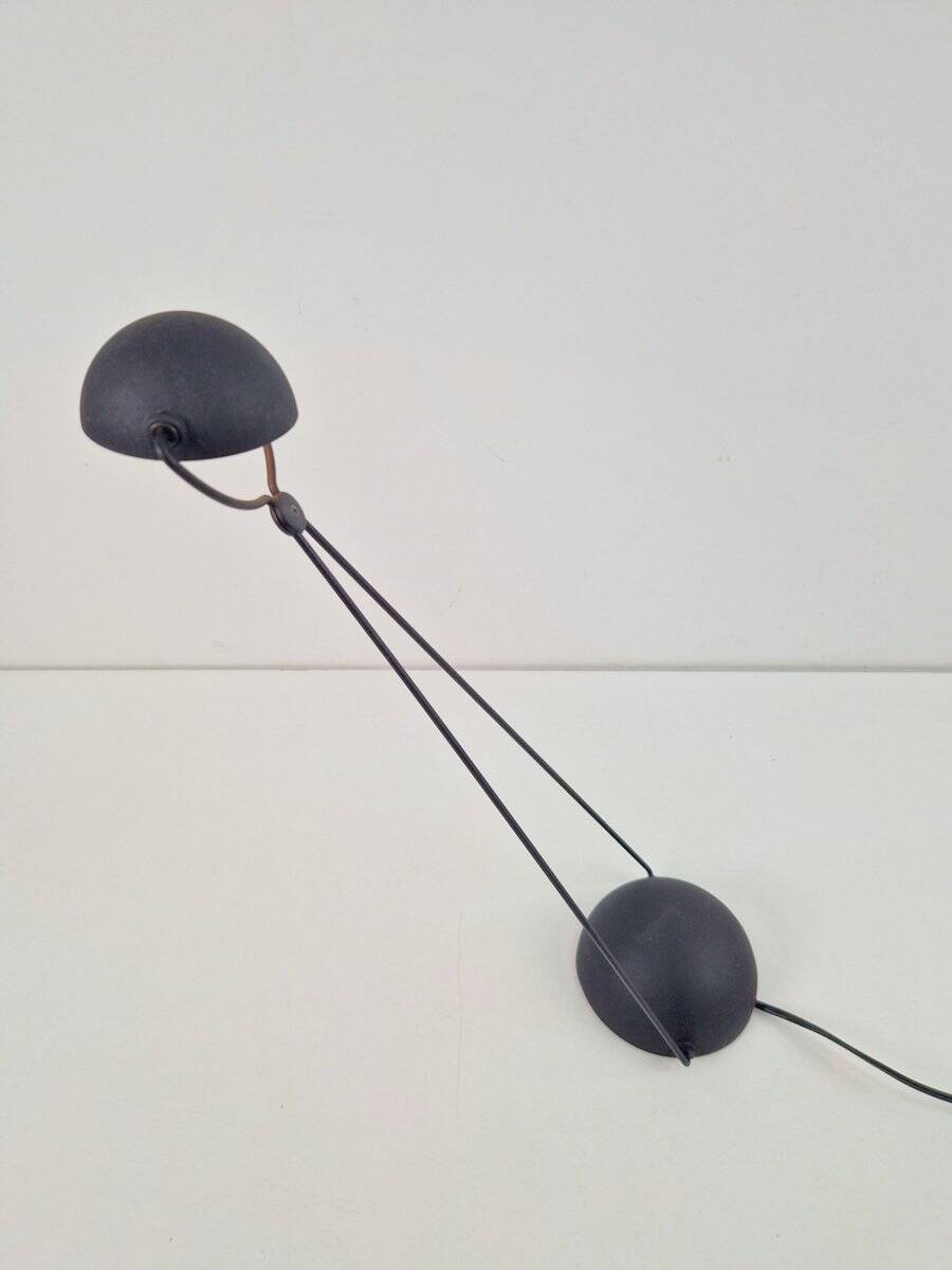 Vintage Black Meridiana Desk Lamp by Paolo Piva for Stefano Cevoli, 1980s