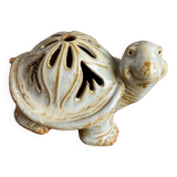 Ceramic turtle candle holder
