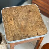 Wooden chest stool