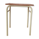 Bureau d'école en bois et métal