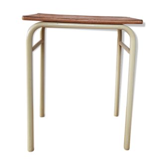 Wood and metal school desk
