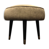 Vintage mid century atomic footstool