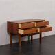 Scandinavian mid-century rosewood mirror with console, Denmark, 1960s