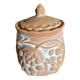 Small terracotta pot with Fruit motif