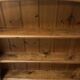 Bibus in solid pine, bookcase in pitch pine, 20th century manufacturing