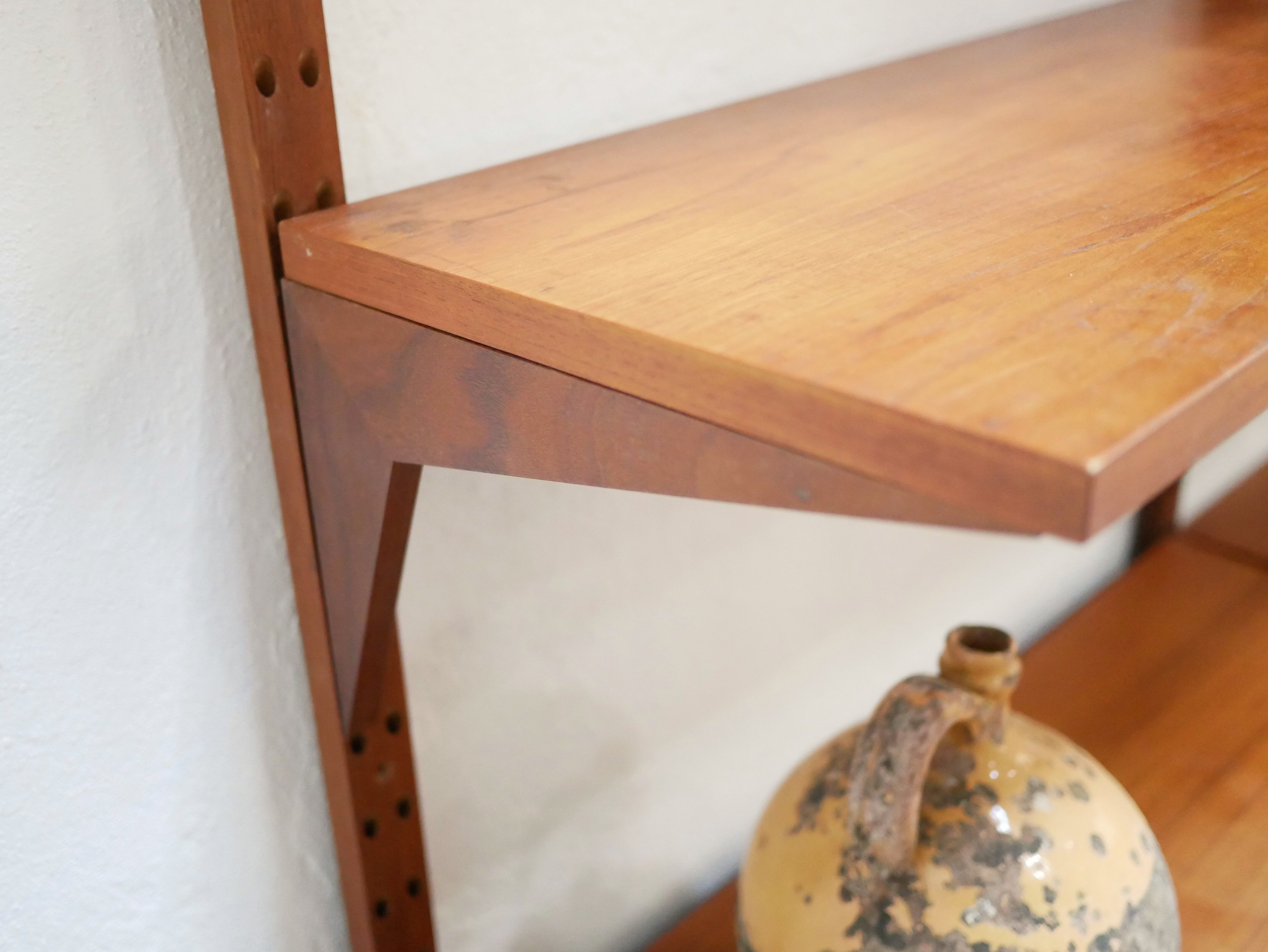 Royal System Scandinavian Modular Wall Shelves by Poul Cadovious for Cado Editions