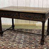 Late 19th century Gothic style oak desk
